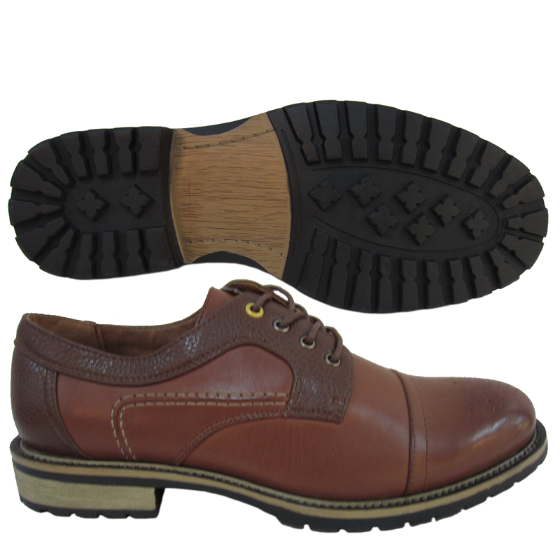 MEN SHOES STYLE NO.2197F-1-11K LT BROWN